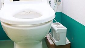 エアソフィアベースを使ったトイレのニオイ対策